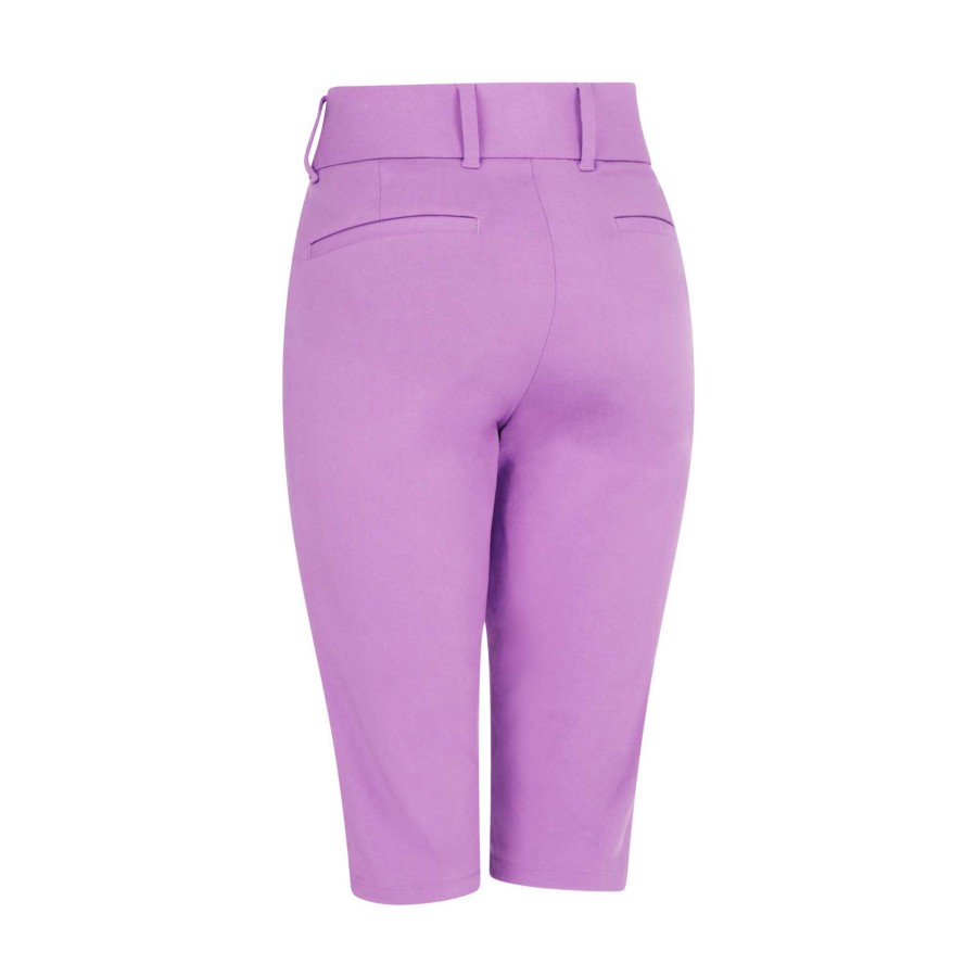 Shorts & Skorts * | Callaway Ladies True Sculpt Pull On Golf Shorts Cgbsb0X1 Pink Sunset 676