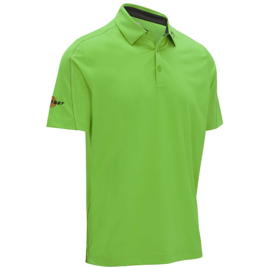 Shirts * | Callaway Stitched Colour Block Golf Polo Shirt Cgksb028 Summer Green 348