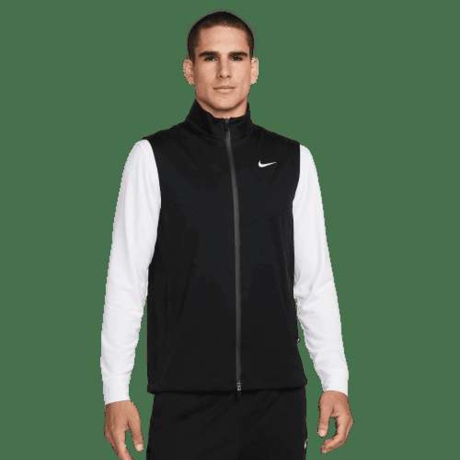 Mid Layers * | Nike Storm-Fit Adv Full-Zip Golf Vest Dq6721 Black 010