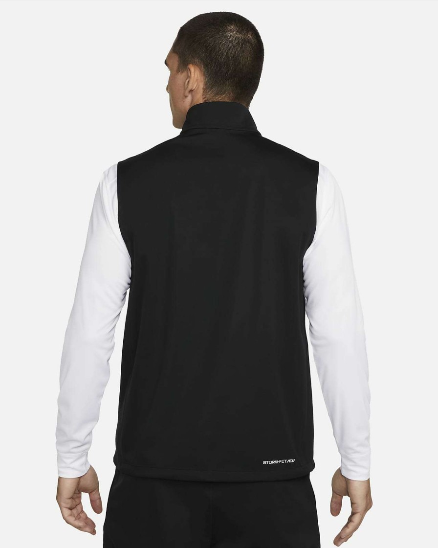 Mid Layers * | Nike Storm-Fit Adv Full-Zip Golf Vest Dq6721 Black 010