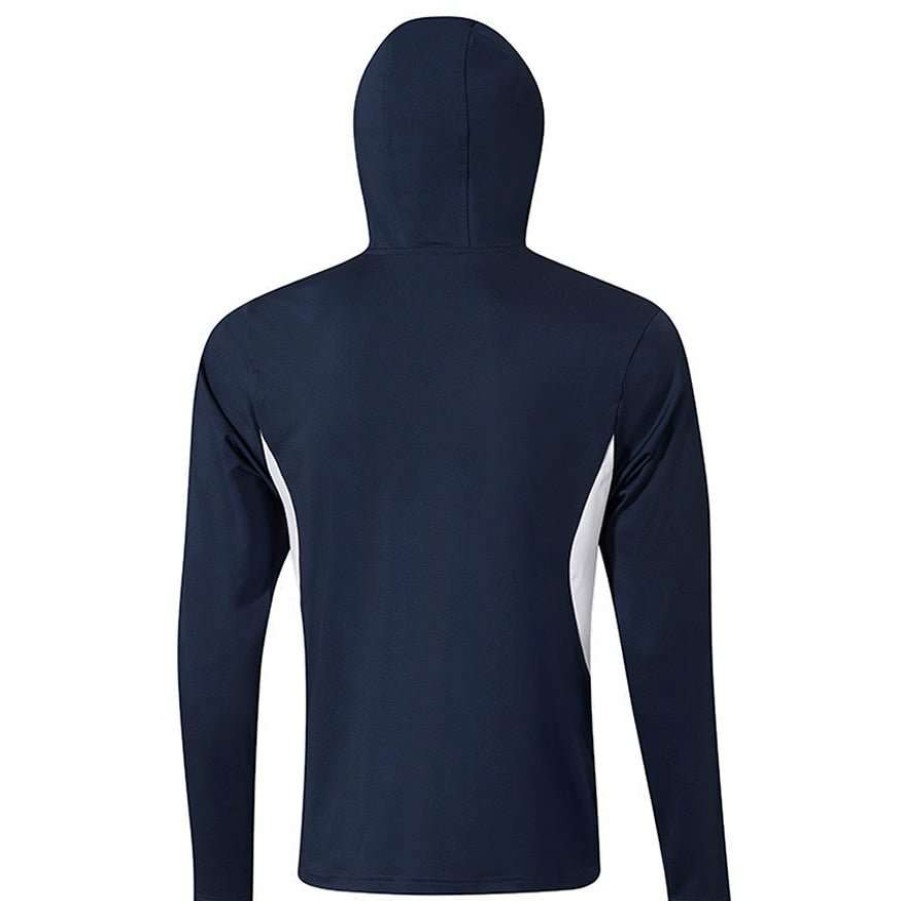 Mid Layers * | Mizuno G-Style Golf Hoodie 52Gc2003 Deep Navy 14