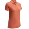 Polo Shirts * | Callaway Ladies Swing Tech Golf Polo Shirt Cgksa0A7 Persimmon 830