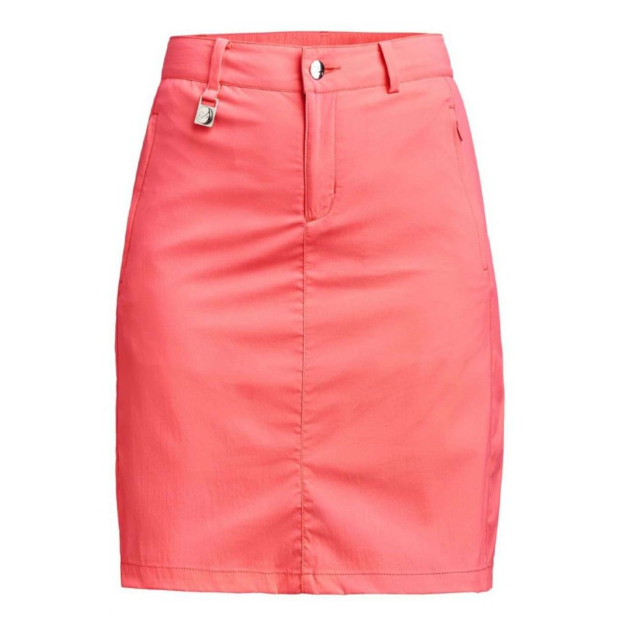 Shorts & Skorts * | Rohnisch Ladies Active Regular Golf Skort 110672 Neon Pink S207