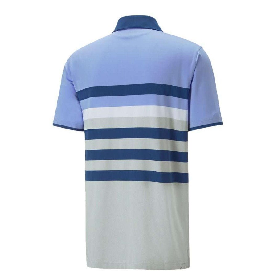 Shirts * | Puma Mattr One Way Golf Polo Shirt 599115 Lavender Pop/Blazing Blue 25