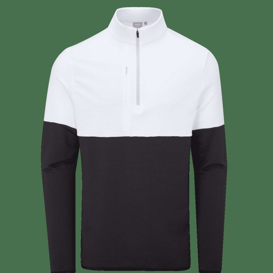 Mid Layers * | Ping Nexus Golf Top P03578 Black/White 090