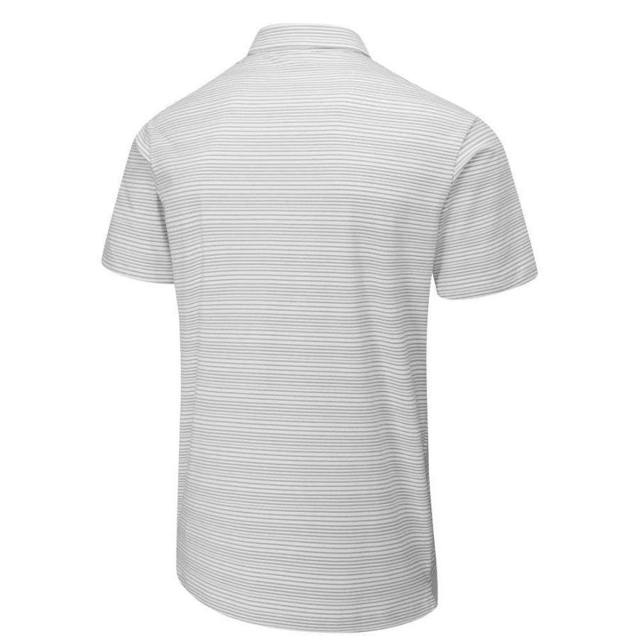 Shirts * | Ping Alexander Golf Polo Shirt P03463 White/Griffin