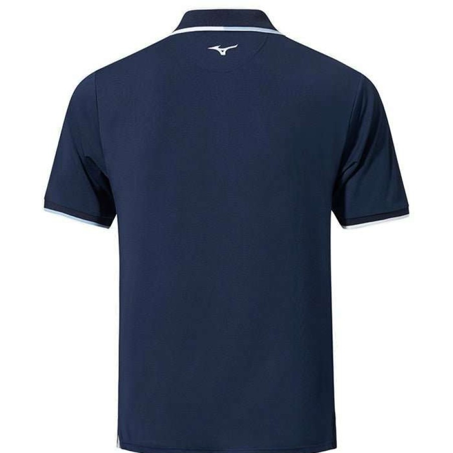 Shirts * | Mizuno Quick Dry Comp Plus Golf Shirt 52Ga2004 Deep Navy 14