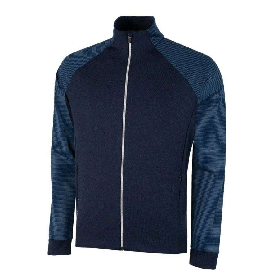 Mid Layers * | Galvin Green Dominic Insula Golf Jacket G1150 Navy/Ensign Blue 36