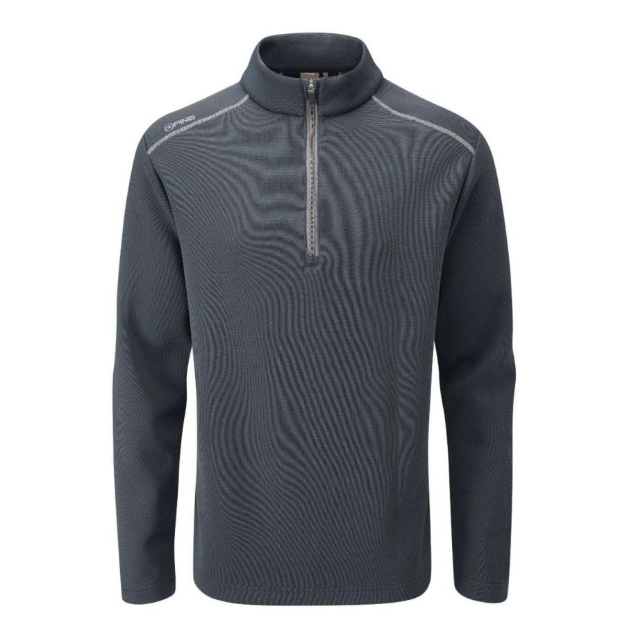 Mid Layers * | Ping Ramsey 1/4 Zip Golf Mid Layer P03356 Navy N125