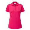 Polo Shirts * | Ping Ladies Bronte Golf Polo Shirt P93519 Rosebud