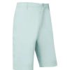 Shorts * | Footjoy Broken Stripe Woven Golf Shorts 84453 Ice Blue