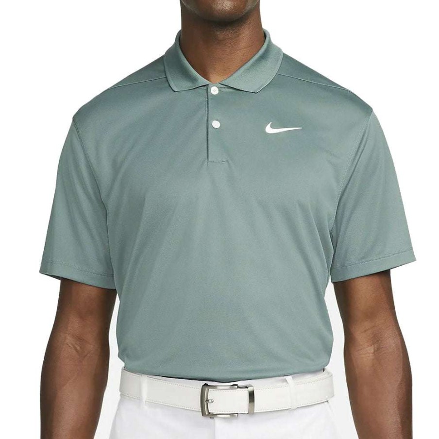 Shirts * | Nike Dry Victory Solid Golf Shirt Bv0354 Hasta/White 387