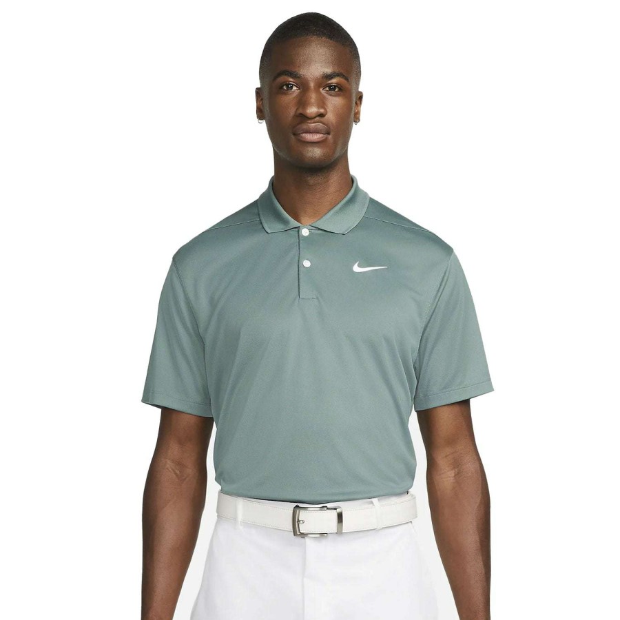 Shirts * | Nike Dry Victory Solid Golf Shirt Bv0354 Hasta/White 387