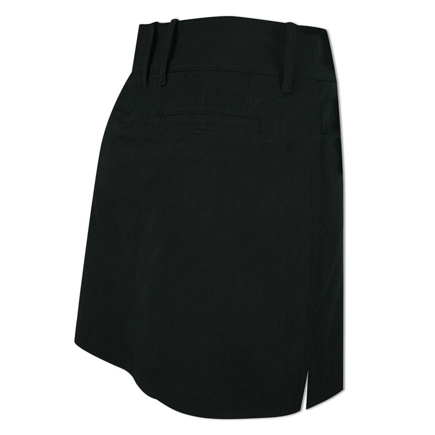 Shorts & Skorts * | Callaway Ladies Coolmax Golf Skort Cgbsa092 Caviar 002