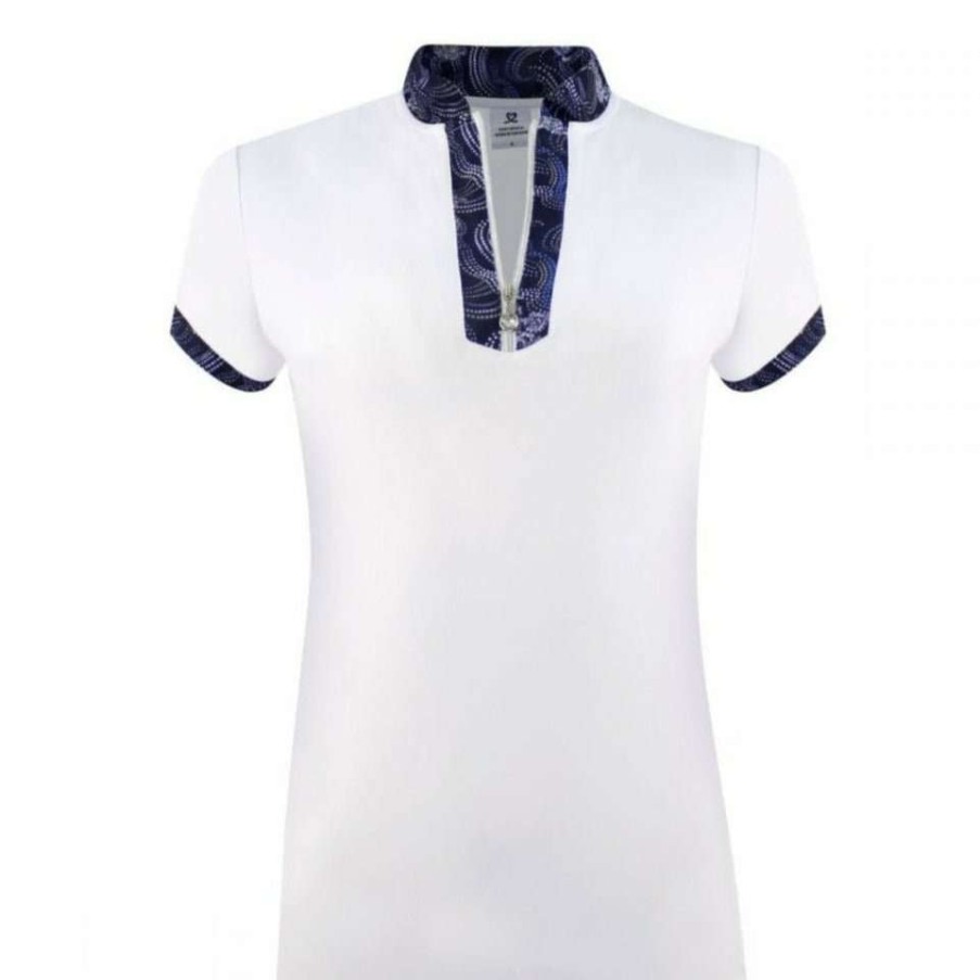 Polo Shirts * | Daily Sports Ladies Raina Golf Polo Shirt 243/139 White 100