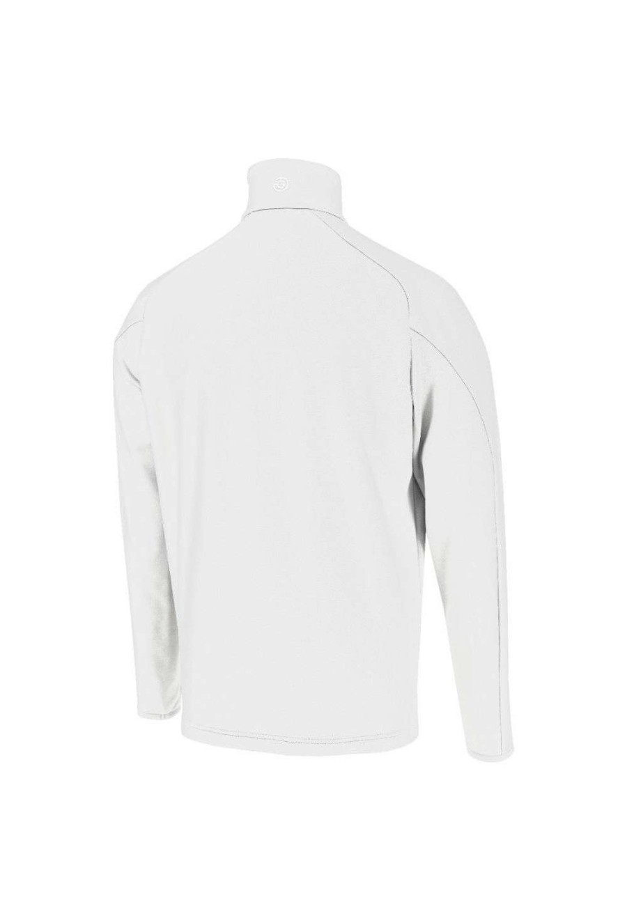 Mid Layers * | Galvin Green Drake Insula Golf Pullover G7832 White 01