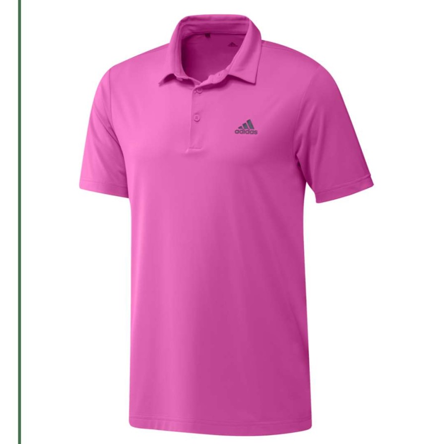 Shirts * | Adidas Ultimate365 Solid Golf Polo Shirt Gm4134 Screaming Pink