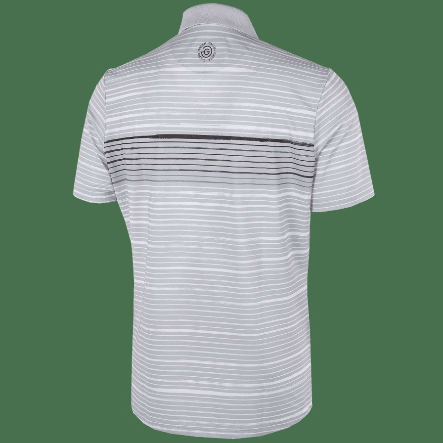 Shirts * | Galvin Green Morgan V8+ Golf Shirt G1268 Cool Grey/White 07