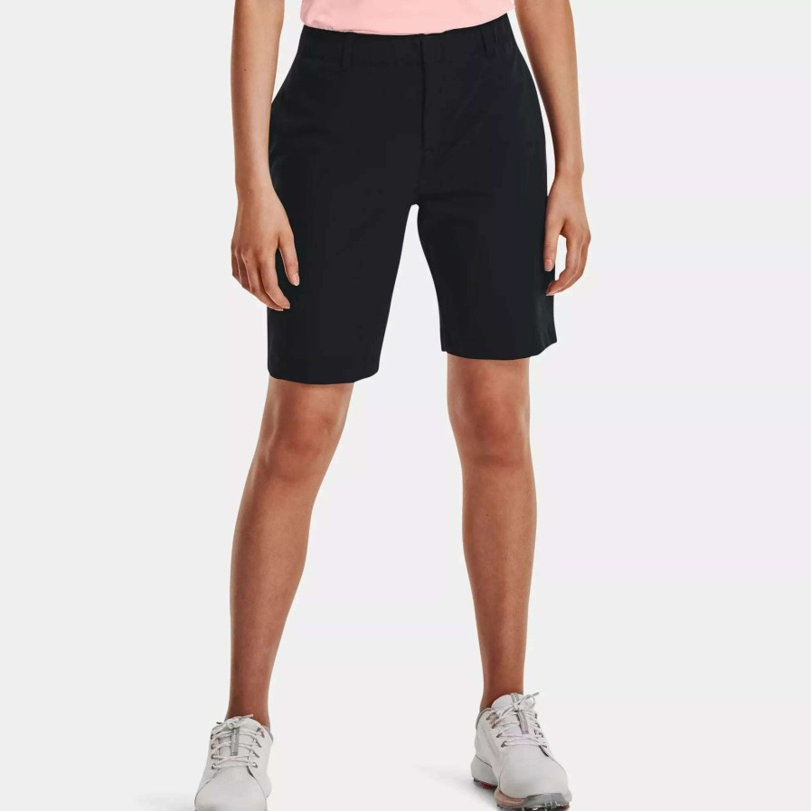 Shorts & Skorts * | Under Armour Ladies Link Golf Shorts 1362774 Black 001