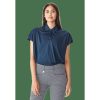 Polo Shirts * | Rohnisch Ladies Corrine Loose Golf Polo Shirt 111042 Navy