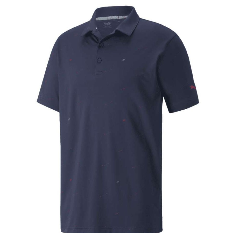 Shirts * | Puma Cloudspun Love Golf Polo Shirt 533854 Navy Blazer/Ski Patrol 02