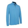 Shirts * | Callaway Long Sleeve Performance Golf Polo Shirt Cgkfc058 Malibu Blue 450