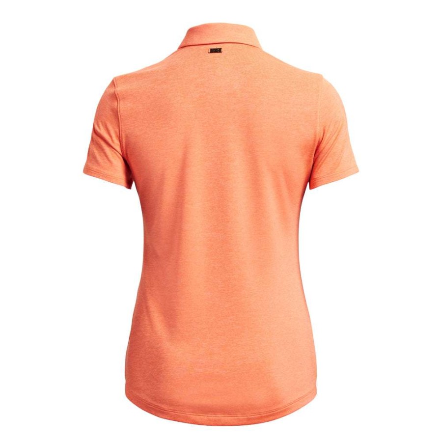 Polo Shirts * | Under Armour Ladies Zinger Golf Shirt 1363949 Afterglow/Sunset Boulevard 864