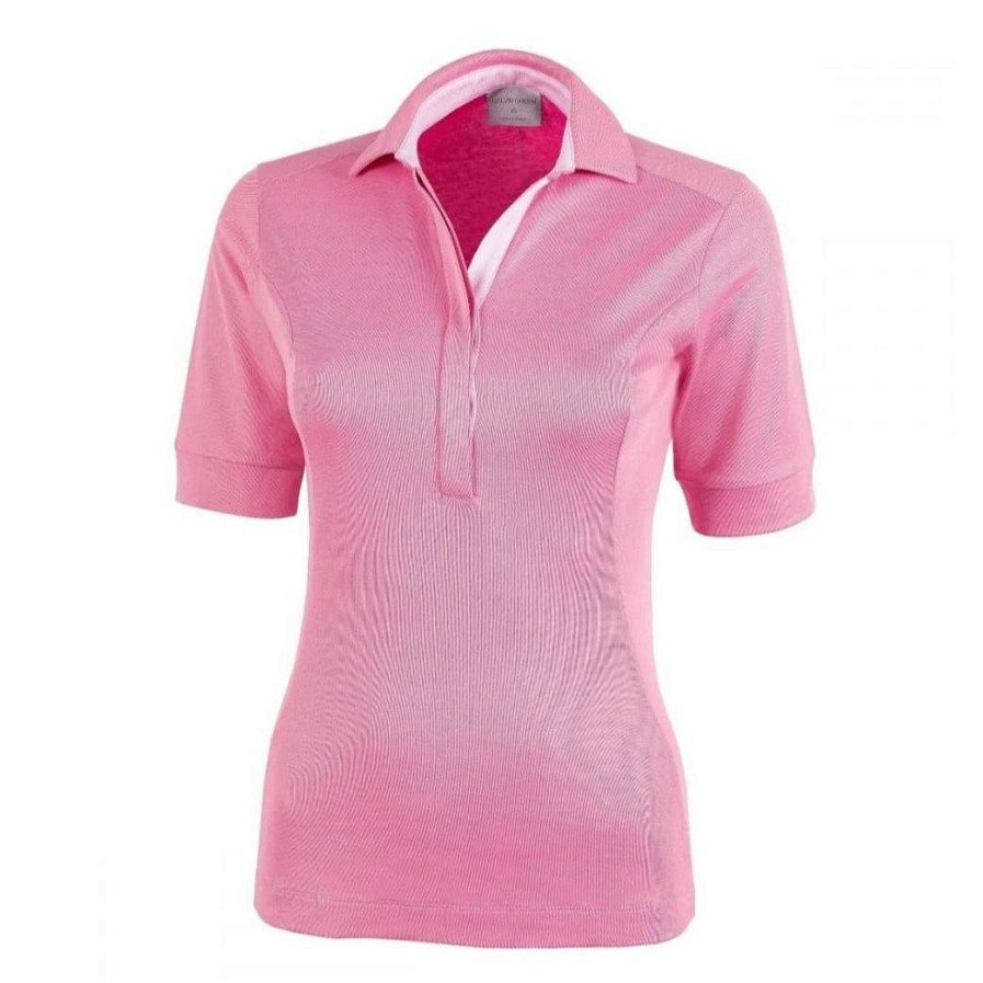 Polo Shirts * | Galvin Green Ladies Myrtle V8+ Golf Polo Shirt G8959 Blush Pink 90