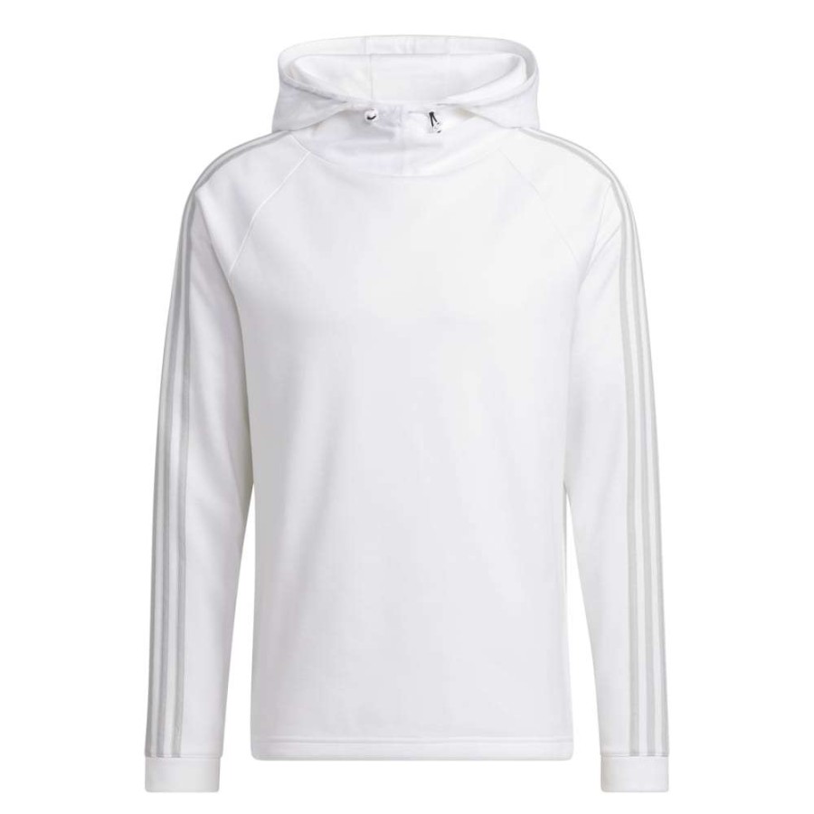 Mid Layers * | Adidas 3-Stripe Cold.Rdy Golf Hoodie Hf6510 White