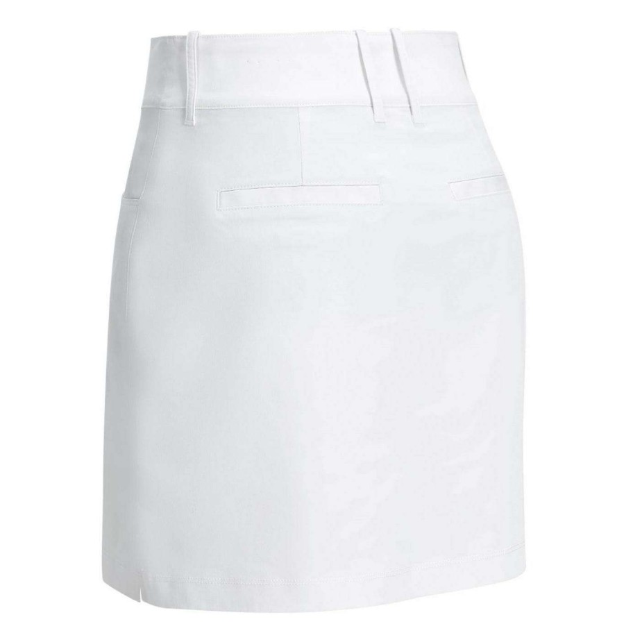 Shorts & Skorts * | Callaway Ladies Coolmax Golf Skort Cgbsa092 Brilliant White 123