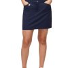 Shorts & Skorts * | Rohnisch Ladies Seon Golf Skort 110975/6 Navy S014