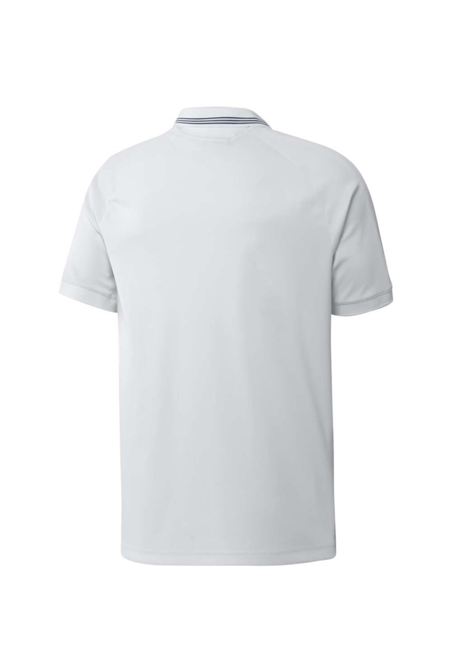 Shirts * | Adidas Go To Pique Golf Polo Shirt Gs9475 White/Crew Navy