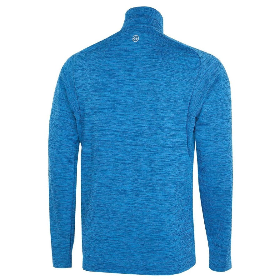 Mid Layers * | Galvin Green Dixon Insula 1/2-Zip Golf Pullover G7973 Blue 63