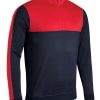 Mid Layers * | Sunderland Arizona Thermal Golf Mid Layer Sunmc87 Navy/Red