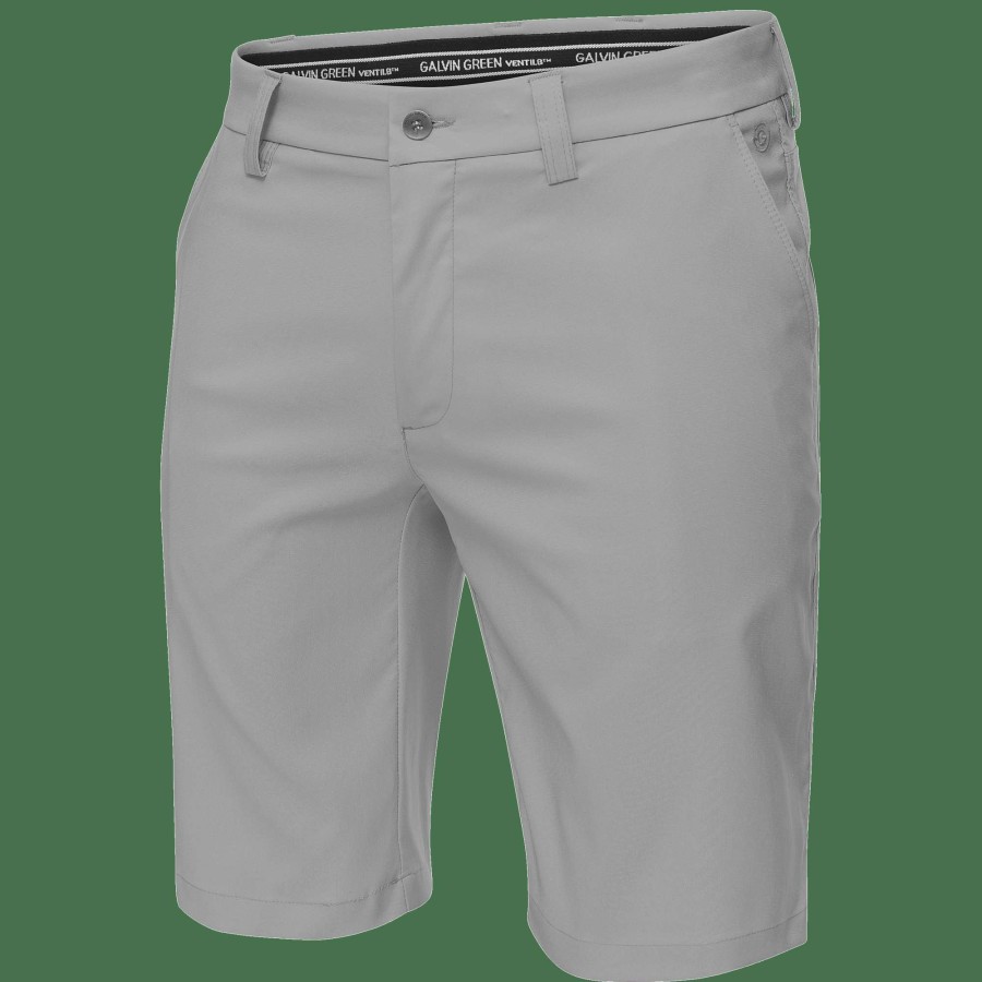 Shorts * | Galvin Green Percy Ventil8+ Golf Shorts G1184 Light Grey 17