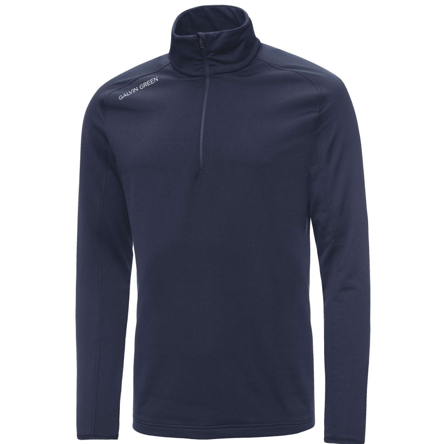 Mid Layers * | Galvin Green Drake Insula Golf Pullover G7832 Navy 33