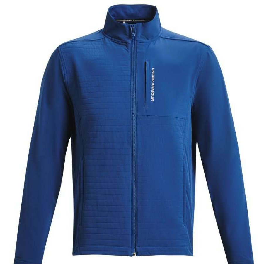 Mid Layers * | Under Armour Storm Revo Golf Jacket 1373407 Blue Mirage/Reflective 471