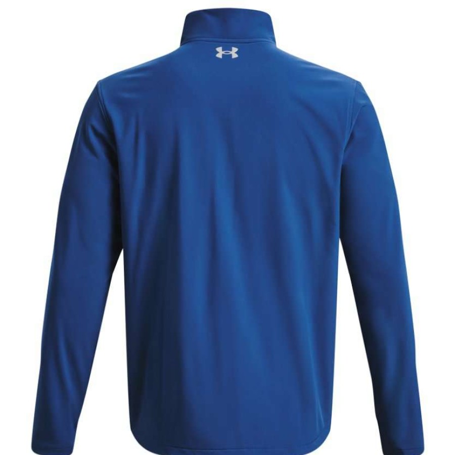 Mid Layers * | Under Armour Storm Revo Golf Jacket 1373407 Blue Mirage/Reflective 471