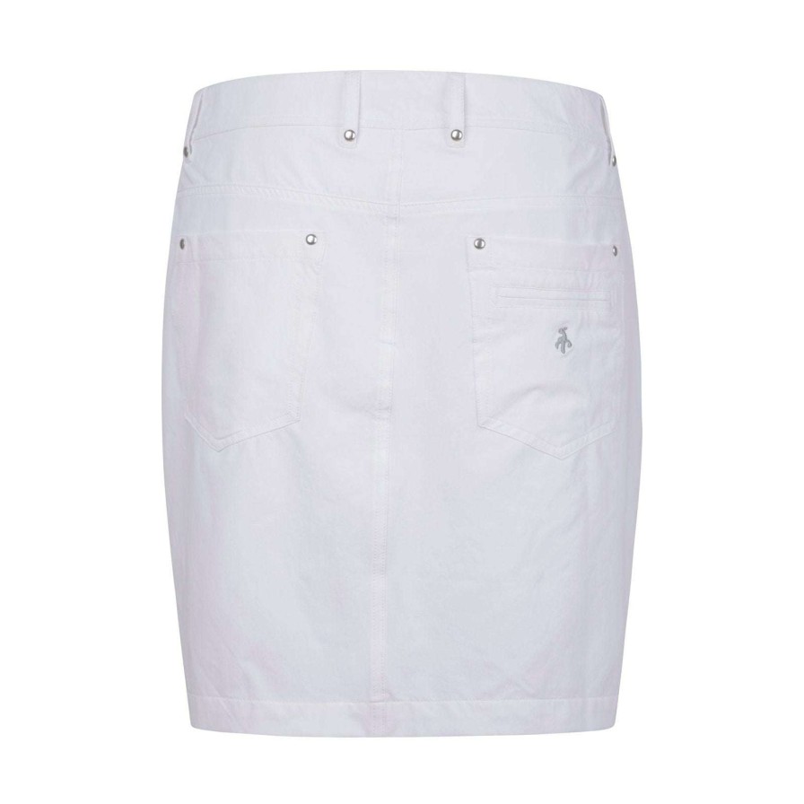 Shorts & Skorts * | Green Lamb Ladies Tatum Golf Skort Sg14305 White