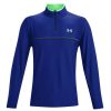 Mid Layers * | Under Armour Playoff 2.0 1/4-Zip Golf Top 1361821 Royal/Stadium Green 410