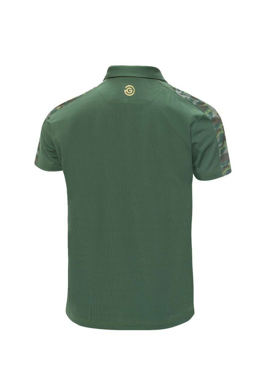 Shirts * | Galvin Green Edge Colonel Golf Polo Shirt Green 88