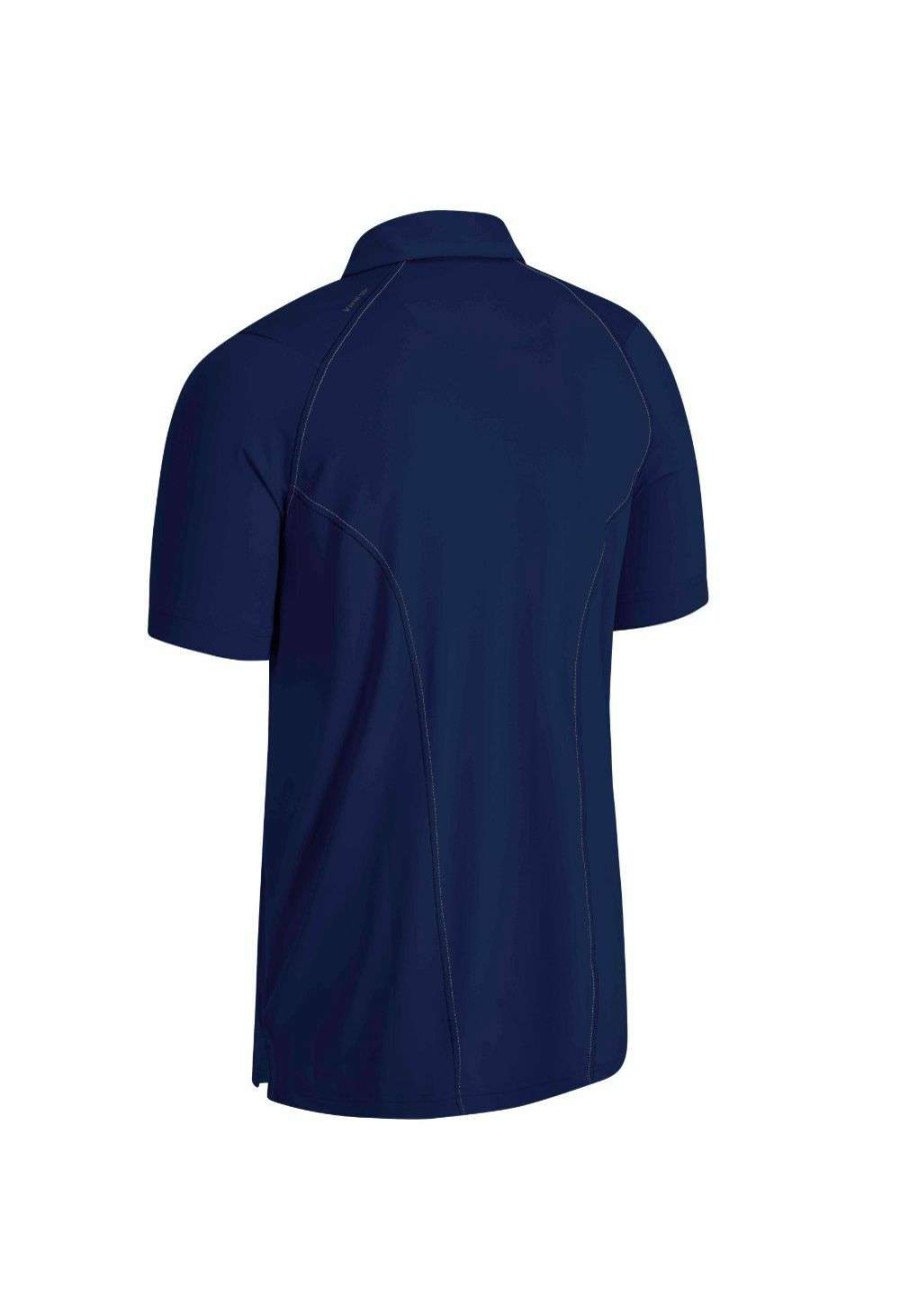 Shirts * | Callaway Stitched Colour Block Golf Polo Shirt Cgksb028 Peacoat 410