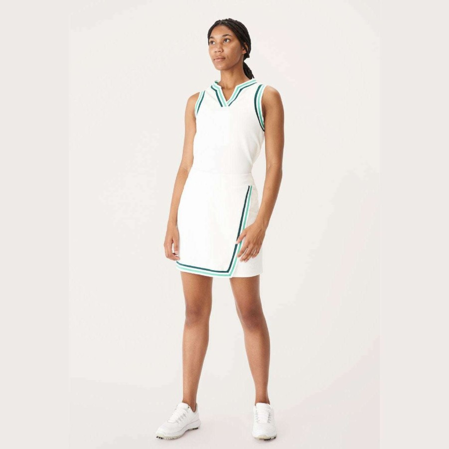 Shorts & Skorts * | Rohnisch Ladies Jin Wrap Golf Skort 110984 White