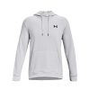 Mid Layers * | Under Armour Armour Fleece Twist Golf Hoodie 1373354 Halo Grey/Black 014