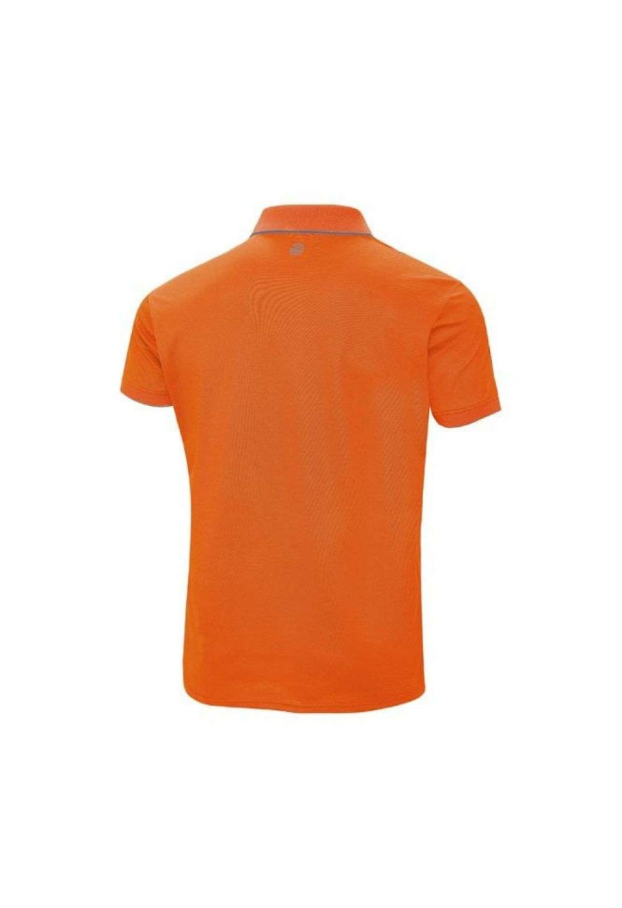 Shirts * | Galvin Green Mens Marty-Tour Edition Golf Polo Shirt S7766 Rusty Orange/Ensign Blue