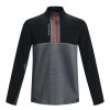 Mid Layers * | Under Armour Storm Daytona 1/2 Zip Golf Top 1373409 Pitch Grey/Black/Reflective 012