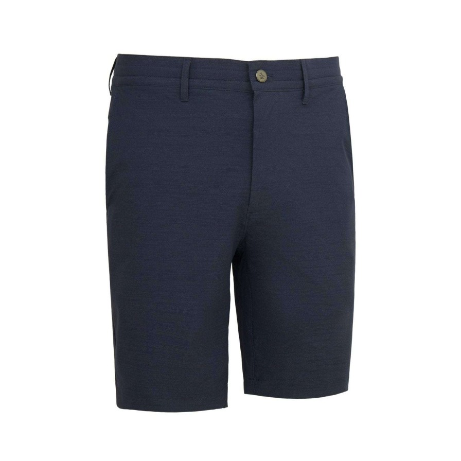 Shorts * | Original Penguin Performance Crossover Golf Shorts Ogbsc019 Black Iris 417