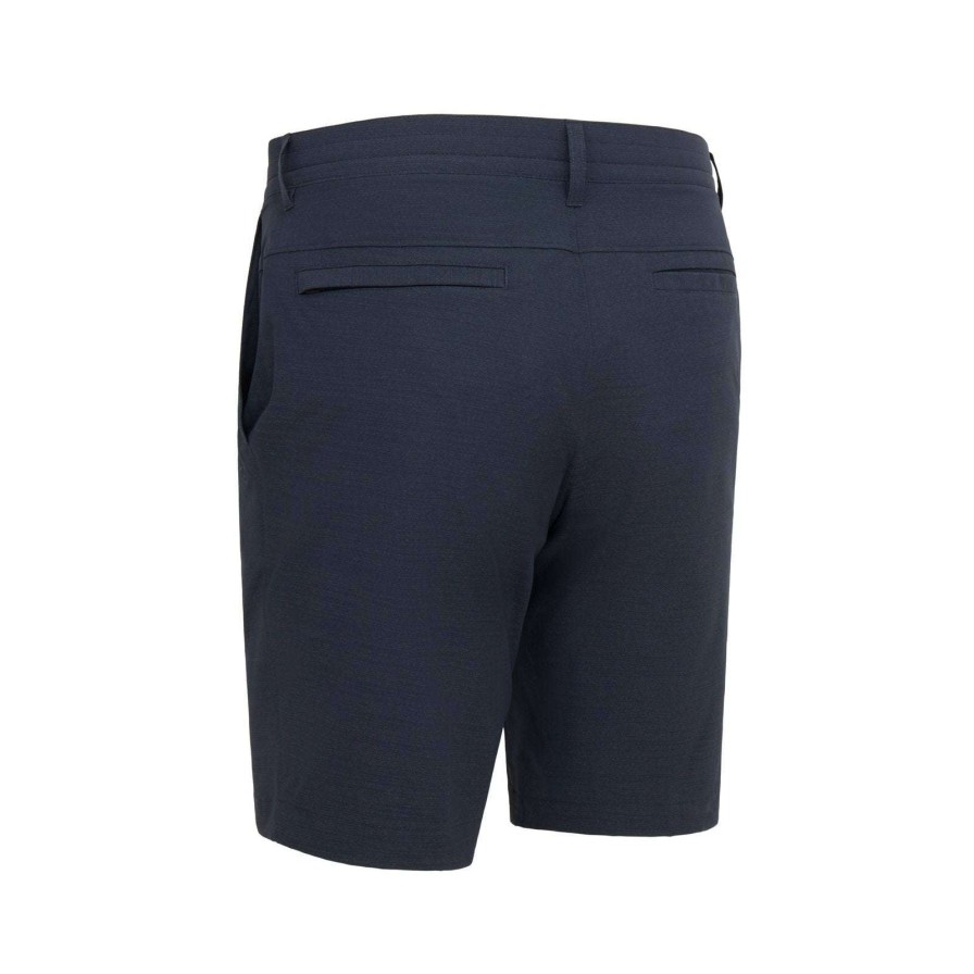 Shorts * | Original Penguin Performance Crossover Golf Shorts Ogbsc019 Black Iris 417