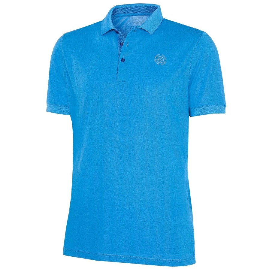 Shirts * | Galvin Green Max Tour Golf Polo Shirt S1177 Blue 66