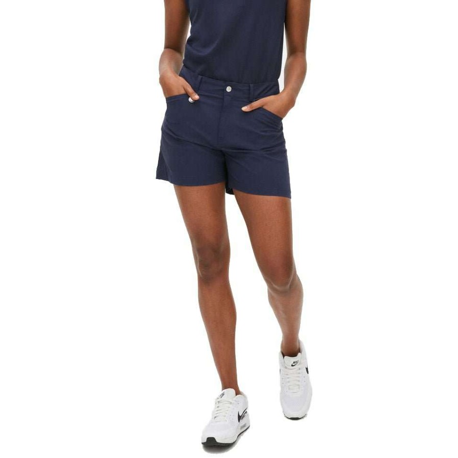 Shorts & Skorts * | Rohnisch Ladies Seon Golf Shorts 110974 Navy S014